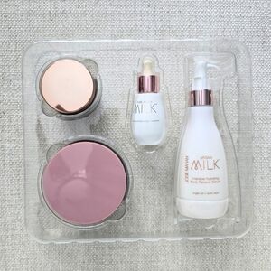 JOSIE MARAN Pure Argan Oil Gift Set Vanilla Apricot Whipped Face Butter Serum